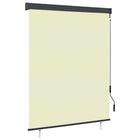 Outdoor roller blind 140x250 cm cream