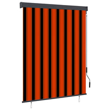 Rolgordijn voor buiten 140x250 cm oranje en bruin
