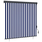 Rolgordijn buiten 160x250 cm blauw wit