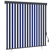 Rolgordijn buiten 160x250 cm blauw wit