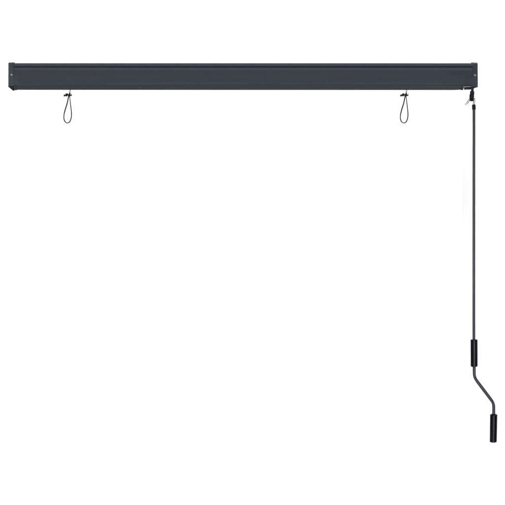 Rolgordijn voor buiten 160x250 cm wit en oranje