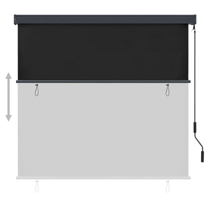 Rolgordijn voor buiten 160x250 cm antraciet