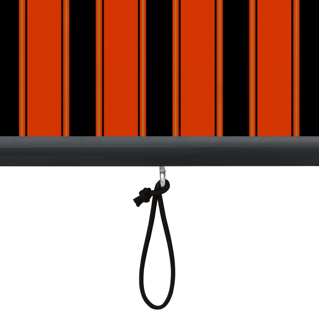 Rolgordijn voor buiten 160x250 cm oranje en bruin