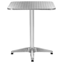 Tuintafel Aluminium Zilverkleurig 60 x 60 x 70 cm