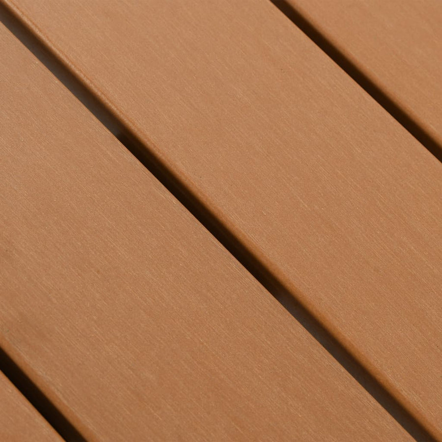 Tuintafel 60X60X70 Cm Aluminium En Hkc Zilverkleurig