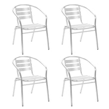5-Delige Tuinset Aluminium Zilverkleurig