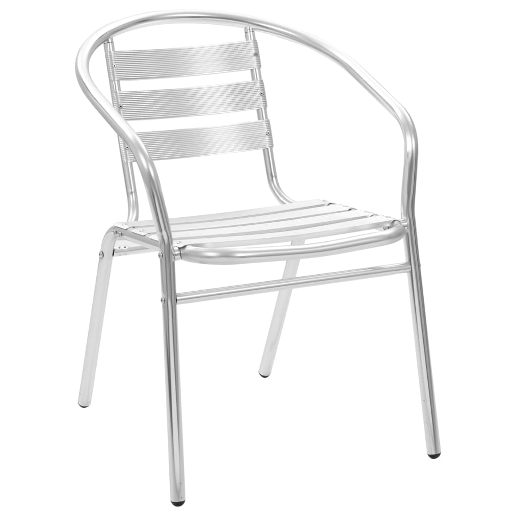 5-Delige Tuinset Aluminium Zilverkleurig