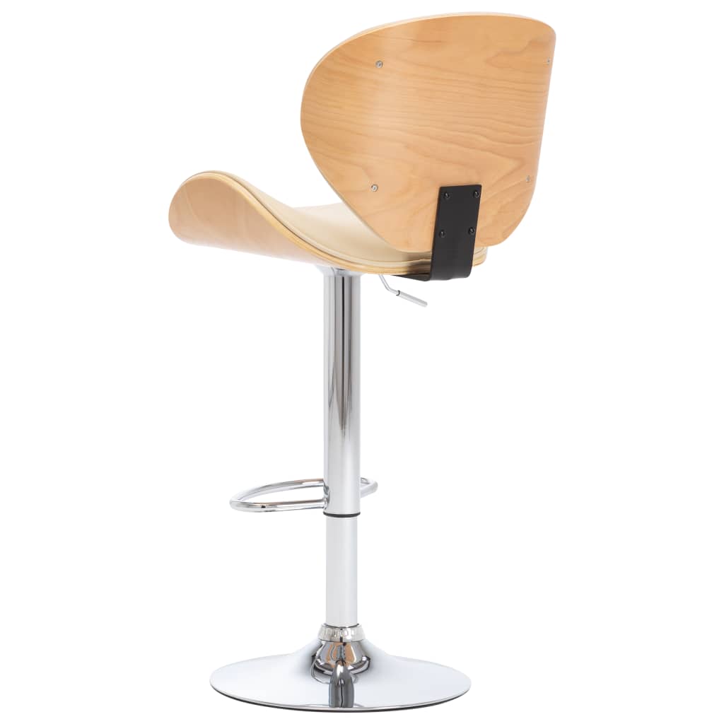 Barkruk Kunstleer Crèmekleurig light brown and cream