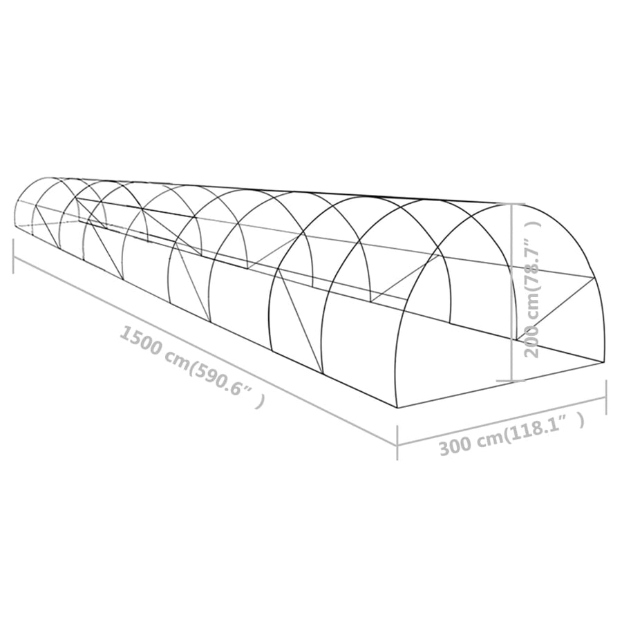 Kas 45 M² 5X3X2 M 1500 x 300 x 200 cm