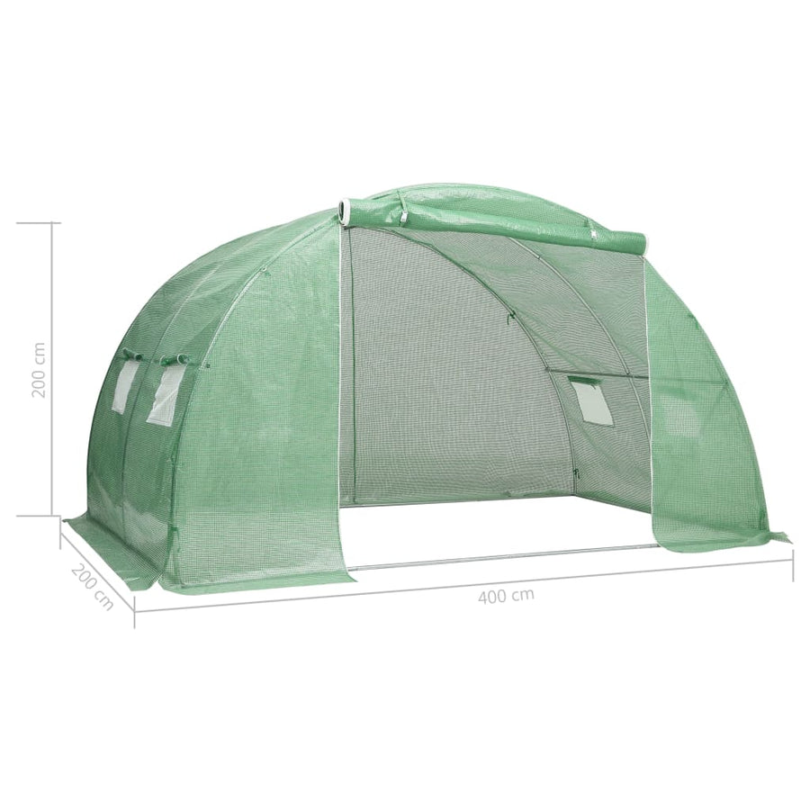 Kas 8 M² 2X4X2 M 200 x 400 x 200 cm