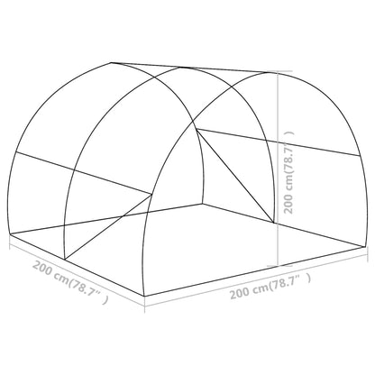 Kas 4 M² 2X2X2 M 200 x 200 x 200 cm