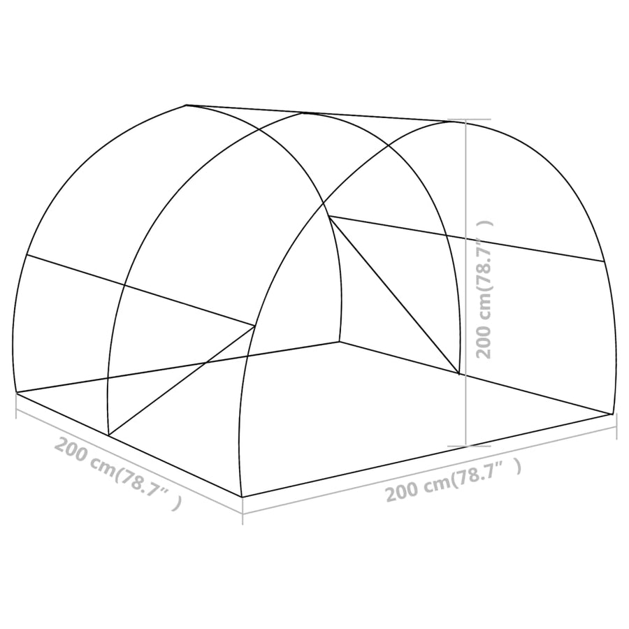 Kas 4 M² 2X2X2 M 200 x 200 x 200 cm