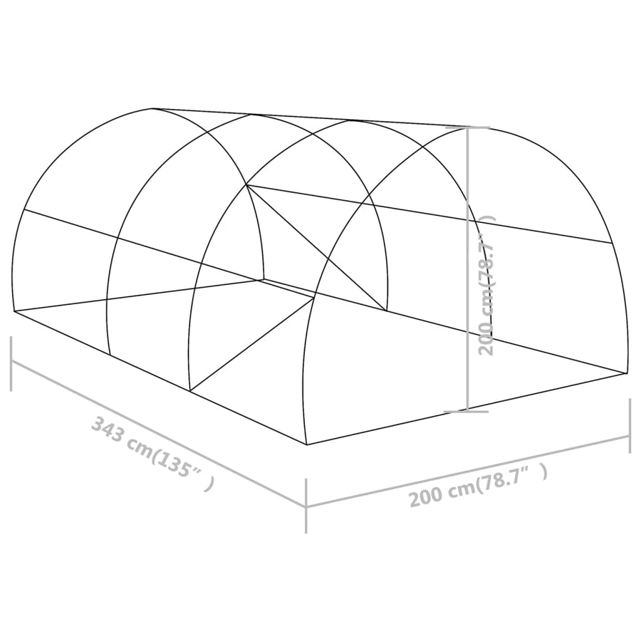 Kas 6,86 M² 3,43X2X2 M 343 x 200 x 200 cm