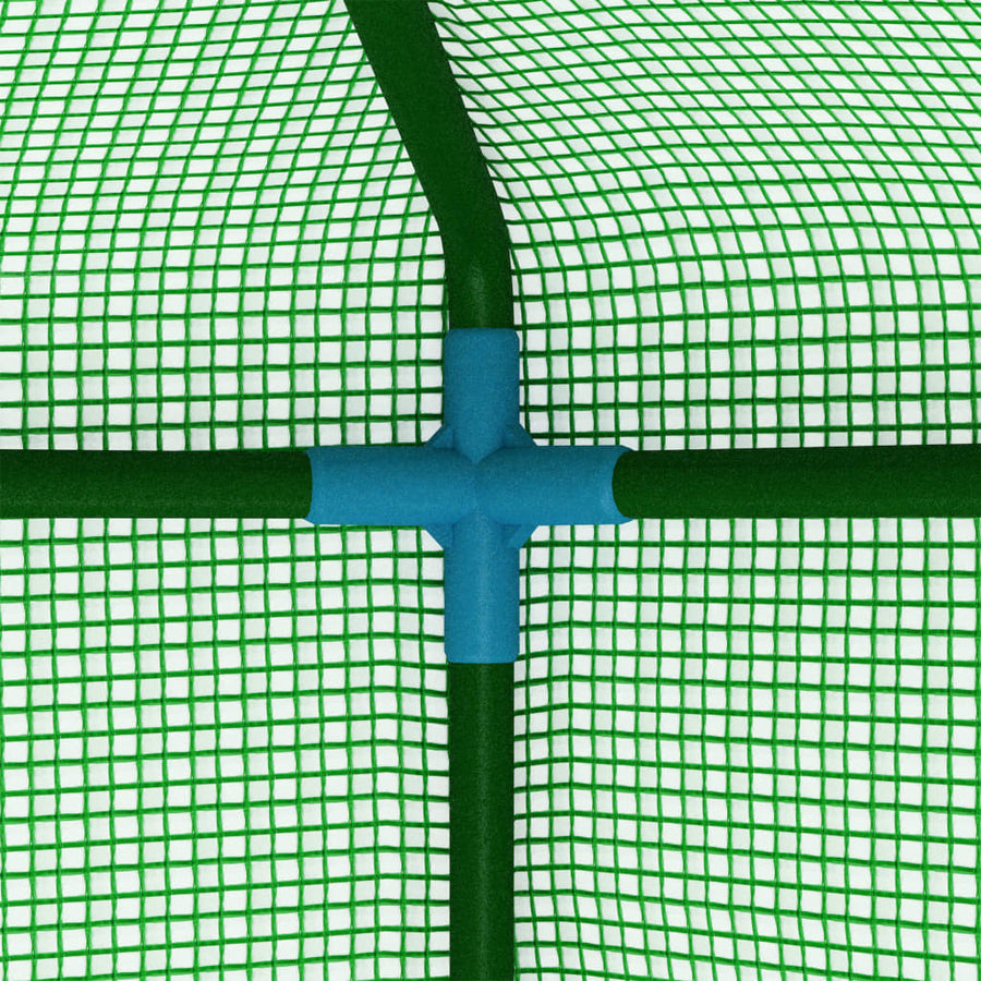 Tuinkas Met Schappen 227X223 Cm Staal