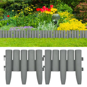 Gazonranden 36 stuks 10 m PP grijs