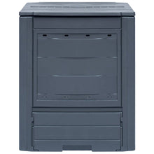 Compostbakken 2 St 60X60X73 Cm Grijs 520 l