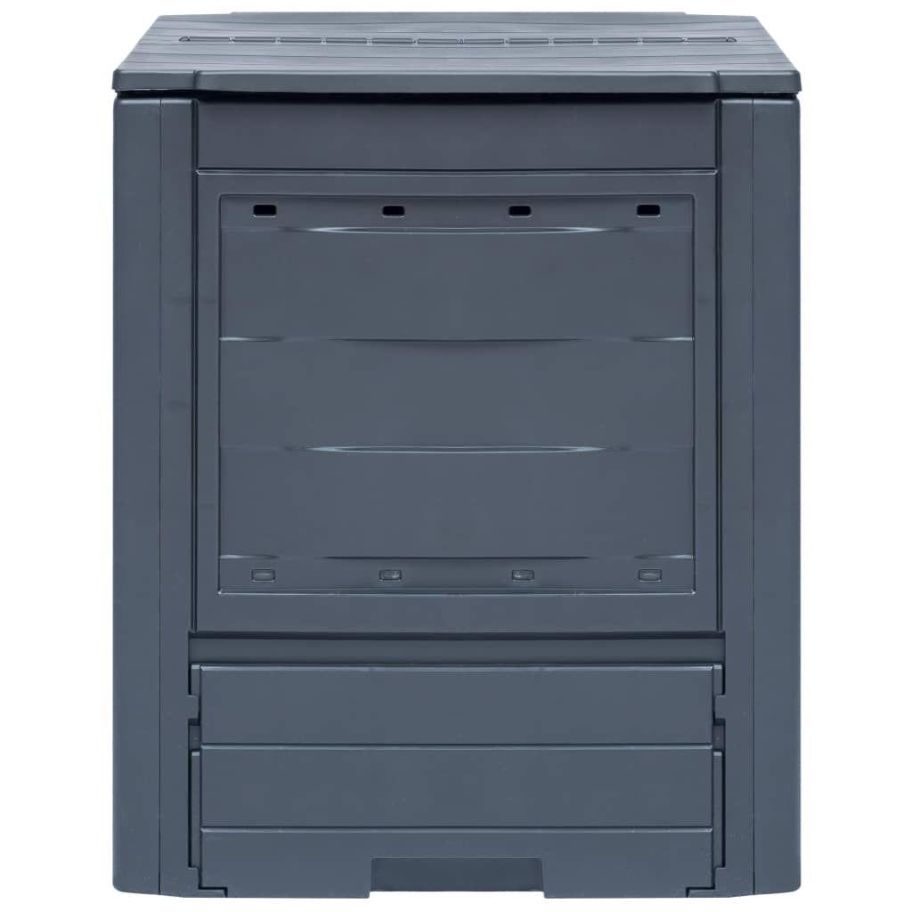 Compostbakken 3 St 60X60X73 Cm Grijs 780 l