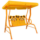 Kinderschommelbank 115X75X110 Cm Stof Geel