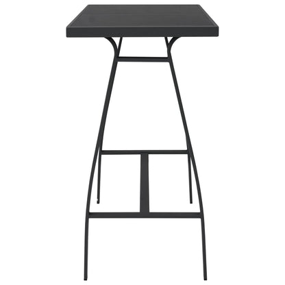 Tuinbartafel Gehard Glas Zwart 110 x 60 x 110 cm