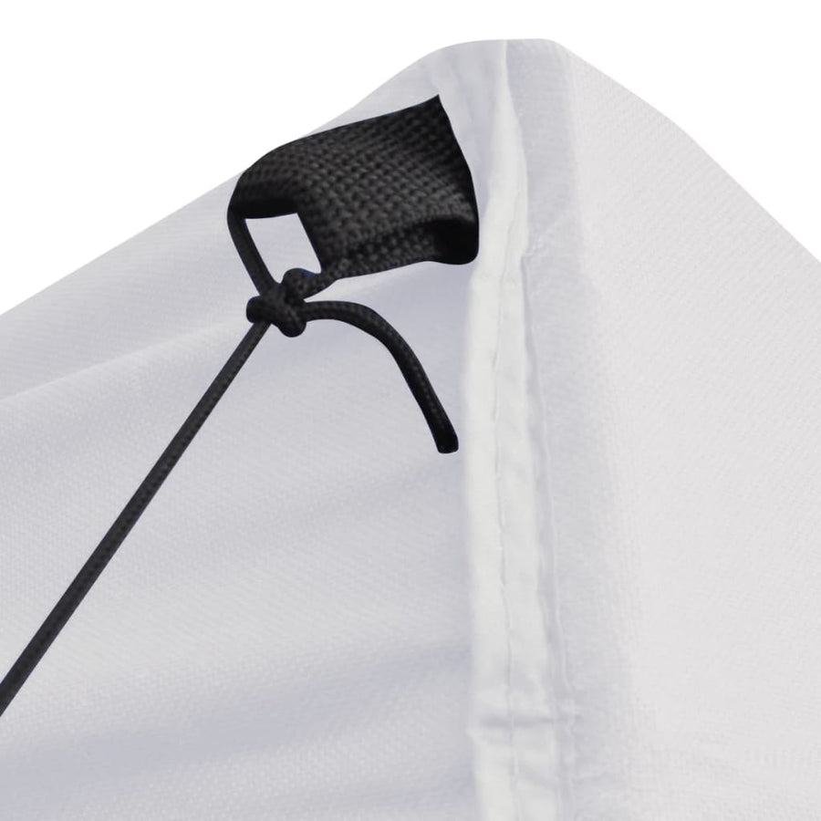 Partytent Met 4 Zijwanden Inklapbaar 3X3 M Staal Wit