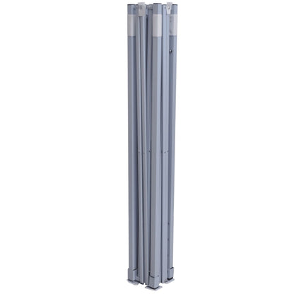 Partytent Professioneel Inklapbaar 2X2 M Staal Blauw