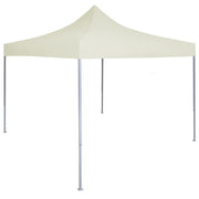 Professional pop-up gazebo 2x2 m steel cream