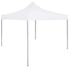 Partytent 2x2 m inklapbaar staal wit