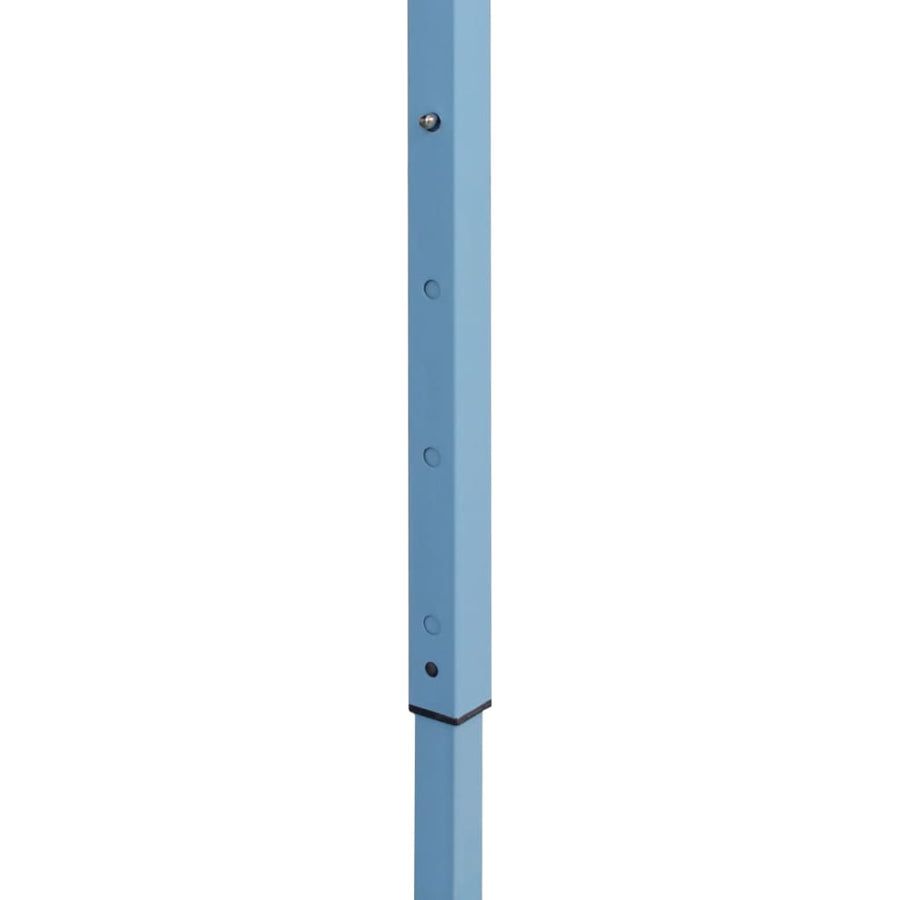 Partytent Met 3 Zijwanden Inklapbaar 3X4 M Staal Blauw