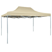 Partytent 3x4 m inklapbaar staal crème