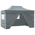 Partytent 3x4 m antraciet met 4 zijwanden