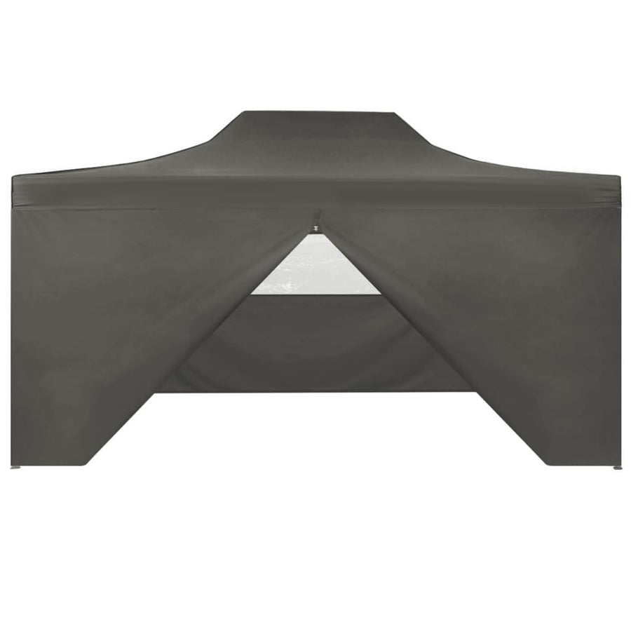 Partytent Met 4 Zijwanden Inklapbaar 3X4 M Staal Antraciet