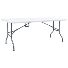 Tuintafel Inklapbaar 180X72X72 Cm Hdpe Wit