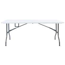 Tuintafel Inklapbaar 180X72X72 Cm Hdpe Wit