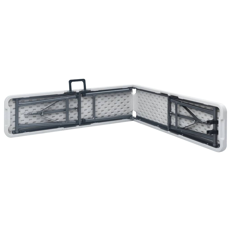 Tuinbanken Inklapbaar 2 St 180 Cm Hdpe Wit