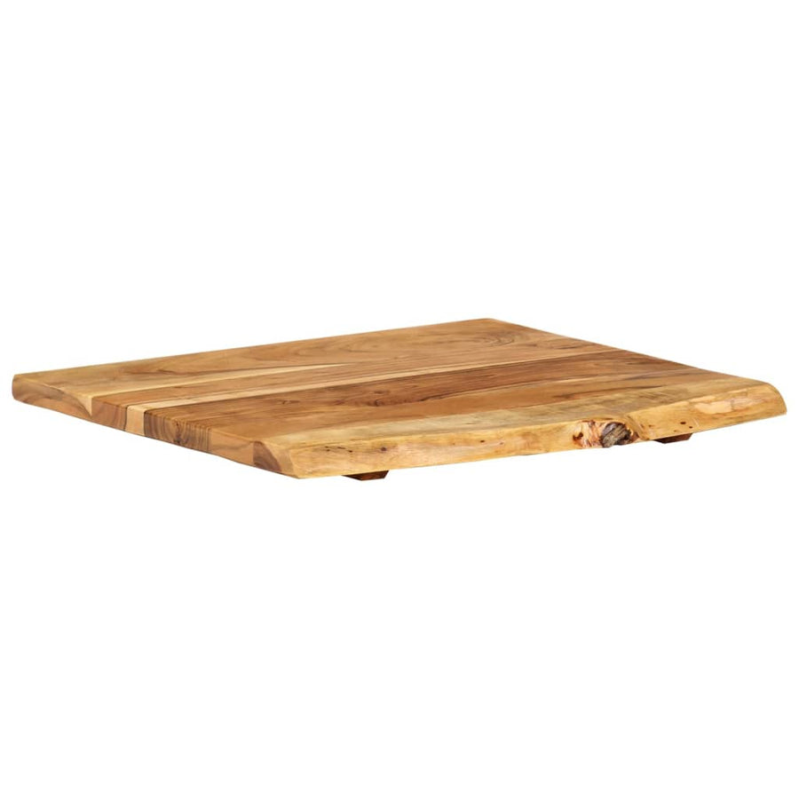 Wastafelblad 58X52X2,5 Cm Massief Acaciahout 58 x 52 x 2.5 cm