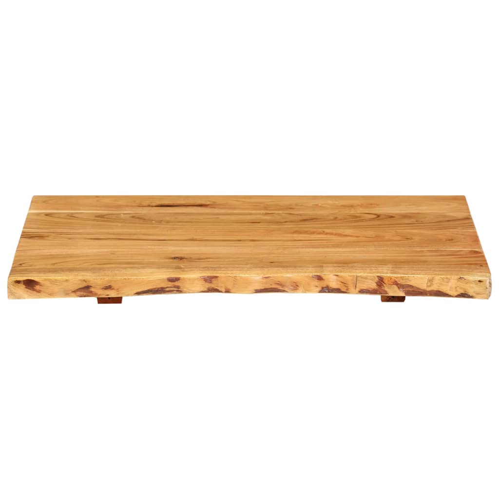 Wastafelblad 58X52X2,5 Cm Massief Acaciahout 58 x 52 x 2.5 cm