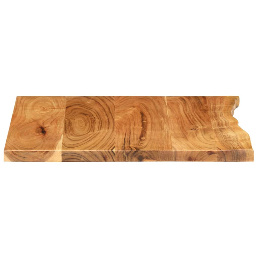 Wastafelblad 58X52X2,5 Cm Massief Acaciahout 58 x 52 x 2.5 cm