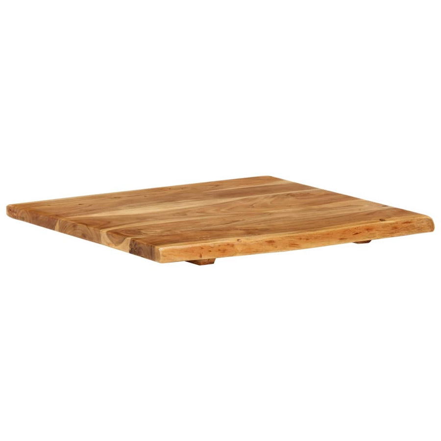 Wastafelblad 58X52X2,5 Cm Massief Acaciahout 58 x 52 x 2.5 cm