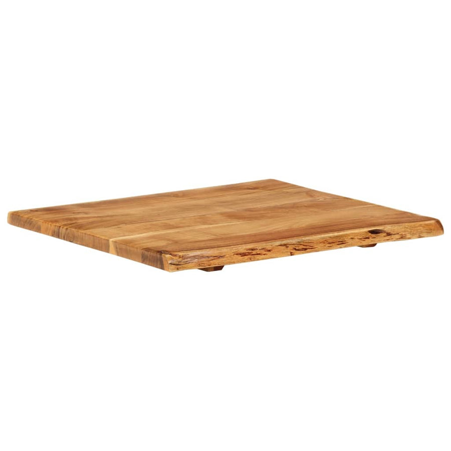 Wastafelblad 58X52X2,5 Cm Massief Acaciahout 58 x 52 x 2.5 cm