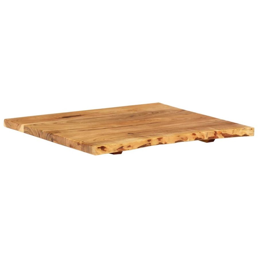 Wastafelblad 58X52X2,5 Cm Massief Acaciahout 58 x 52 x 2.5 cm