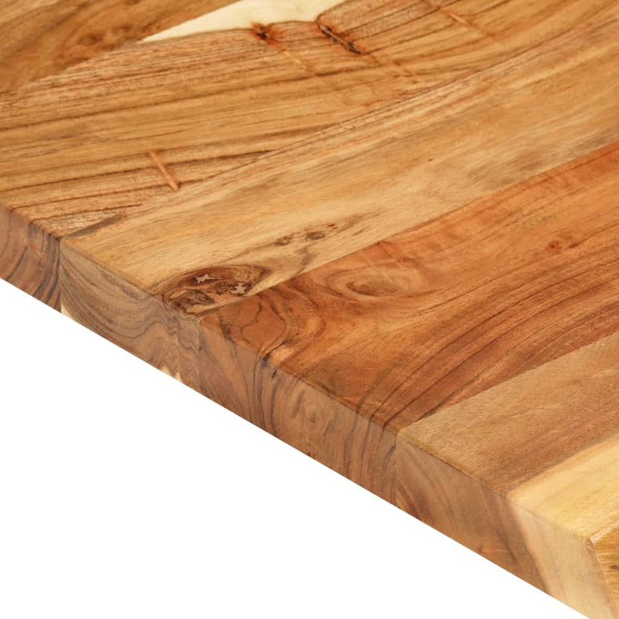 Wastafelblad 58X52X3,8 Cm Massief Acaciahout 1 58 x 52 x 3.8 cm
