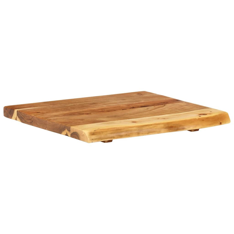Wastafelblad 58X52X3,8 Cm Massief Acaciahout 1 58 x 52 x 3.8 cm
