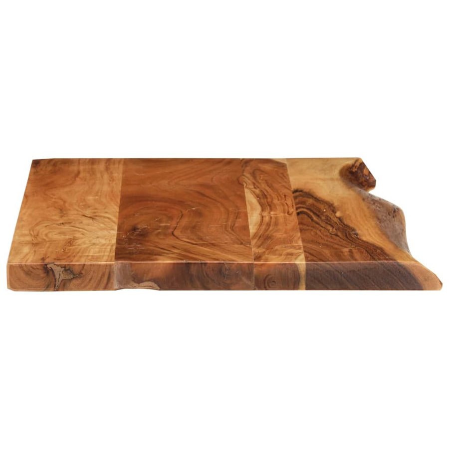 Wastafelblad 80X52X3,8 Cm Massief Acaciahout 80 x 52 x 3.8 cm