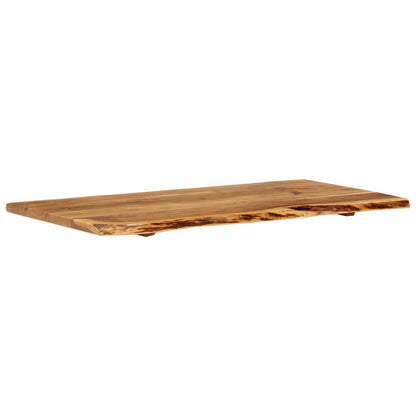 Wastafelblad 100X52X2,5 Cm Massief Acaciahout 100 x 52 x 2.5 cm
