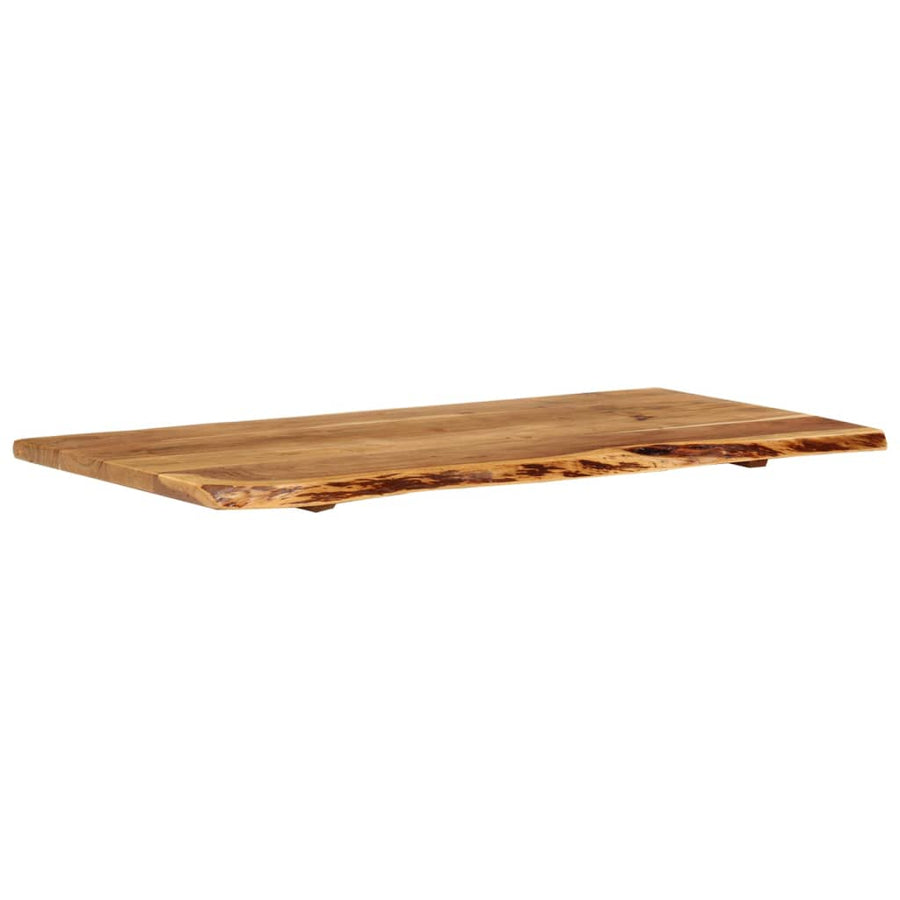 Wastafelblad 100X52X2,5 Cm Massief Acaciahout 100 x 52 x 2.5 cm