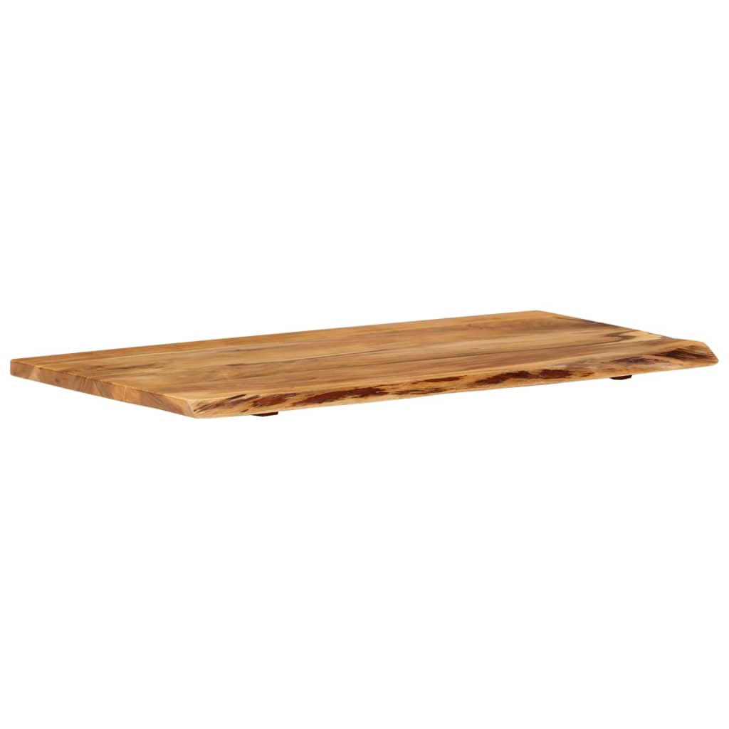 Wastafelblad 100X52X2,5 Cm Massief Acaciahout 100 x 52 x 2.5 cm
