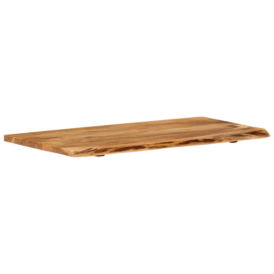 Wastafelblad 100X52X2,5 Cm Massief Acaciahout 100 x 52 x 2.5 cm
