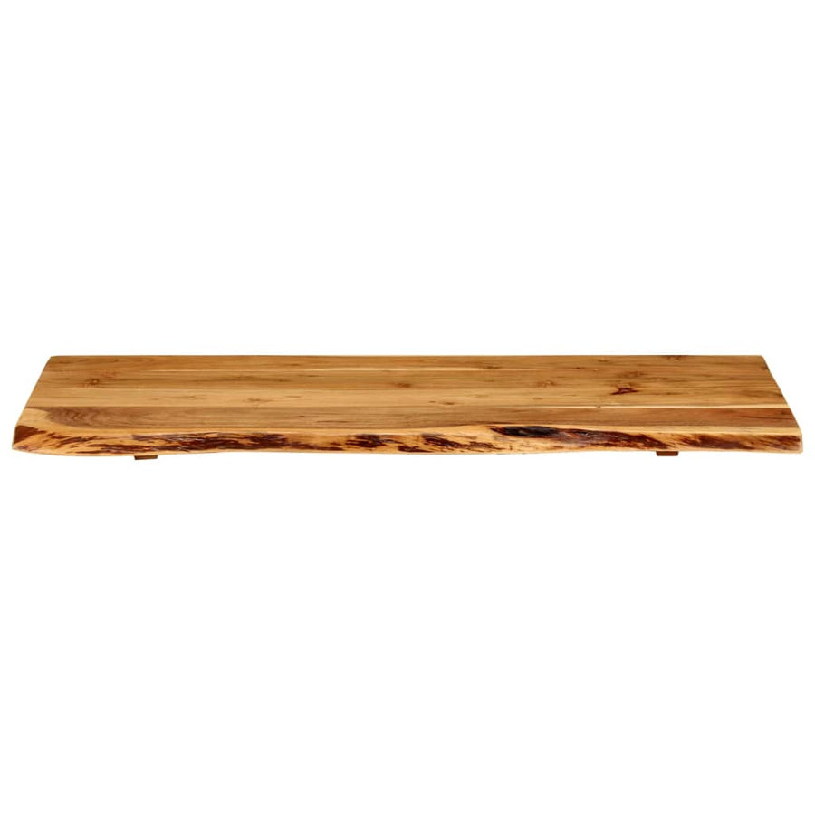 Wastafelblad 100X52X2,5 Cm Massief Acaciahout 100 x 52 x 2.5 cm
