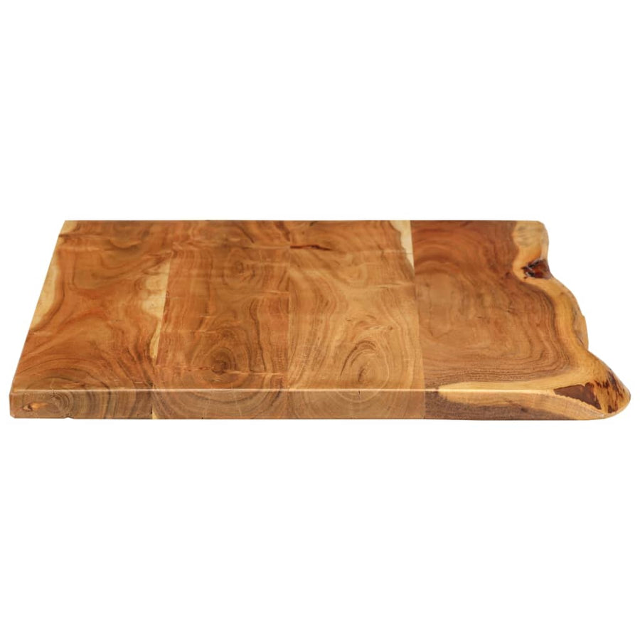 Wastafelblad 100X52X2,5 Cm Massief Acaciahout 100 x 52 x 2.5 cm