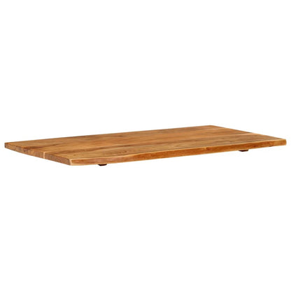 Wastafelblad 100X52X2,5 Cm Massief Acaciahout 100 x 52 x 2.5 cm